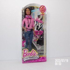 Barbie CAREERS FILM DIRECTOR Nikki Doll CCP53 Movie Set 2014 Mattel